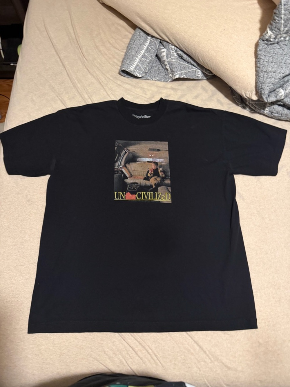 Graphic Short Sleeve Tee - Black